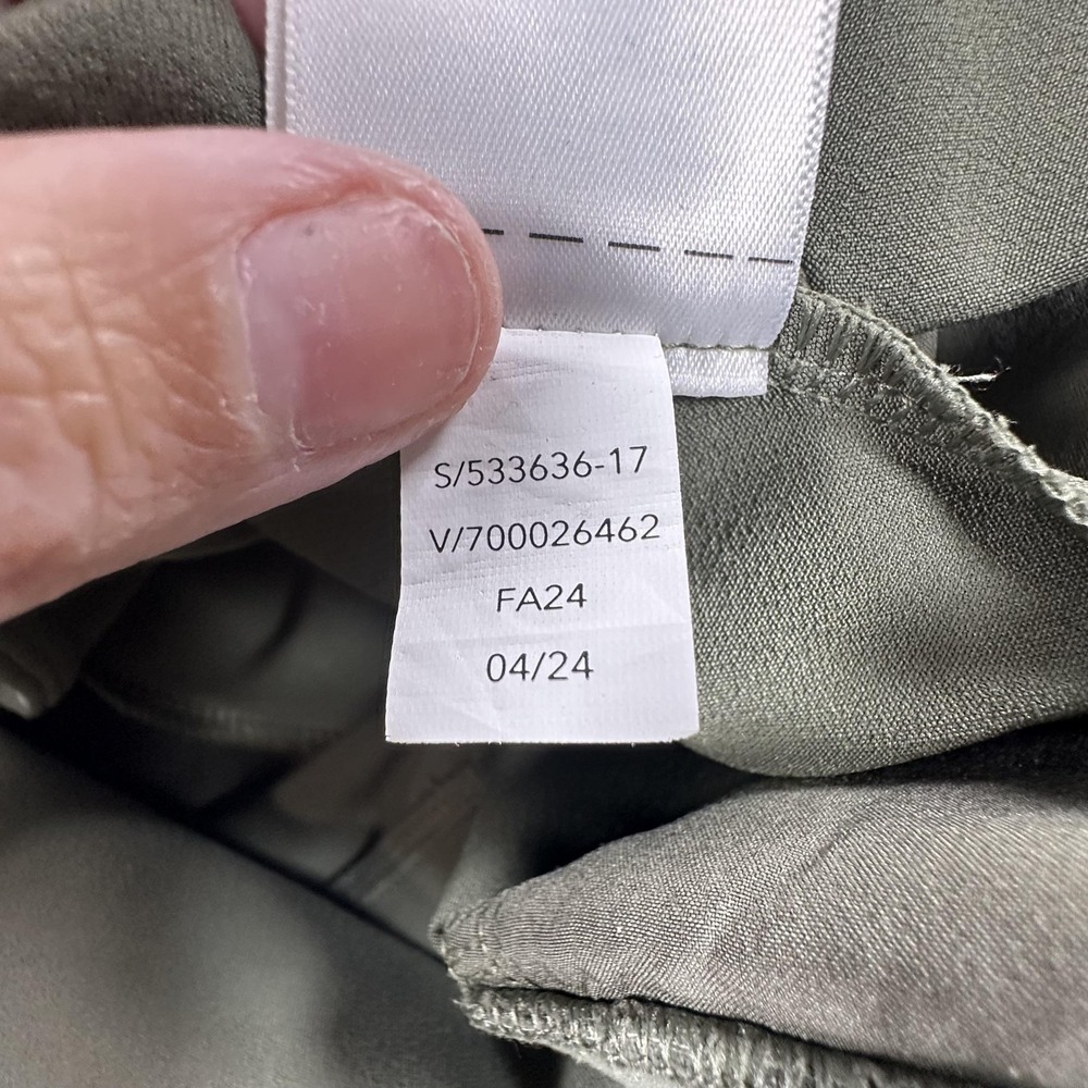 Athleta Pants Womens 8 Tall Olive Green Endless High Rise Straight Leg Stretch - Picture 7 of 12